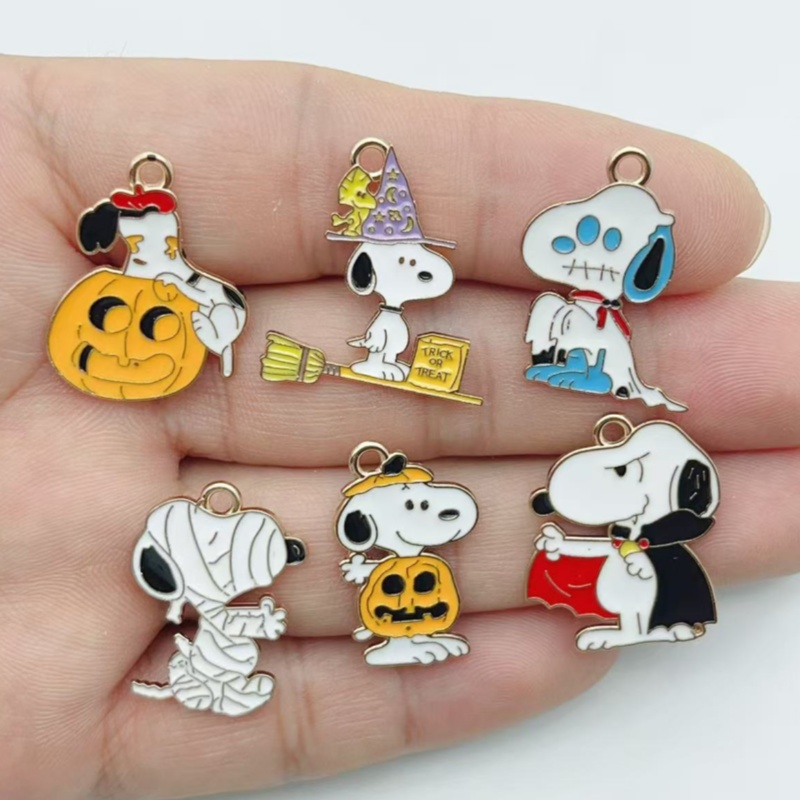 Jewelry Making Parts - 10 Stück Niedliche Halloween Cartoon Welpen