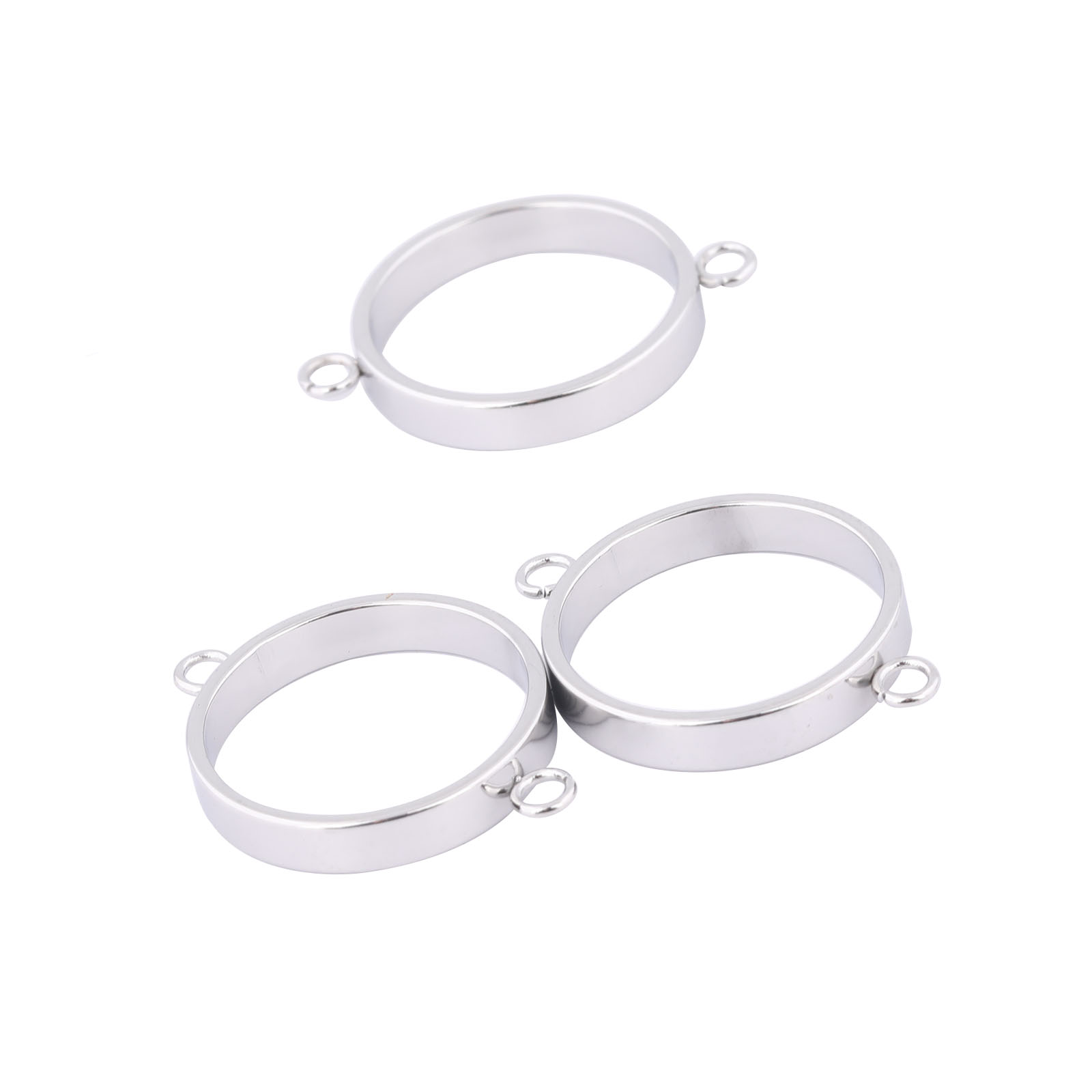 Pendant Blank Bezel - 10 Stück Edelstahl 14 mm offene