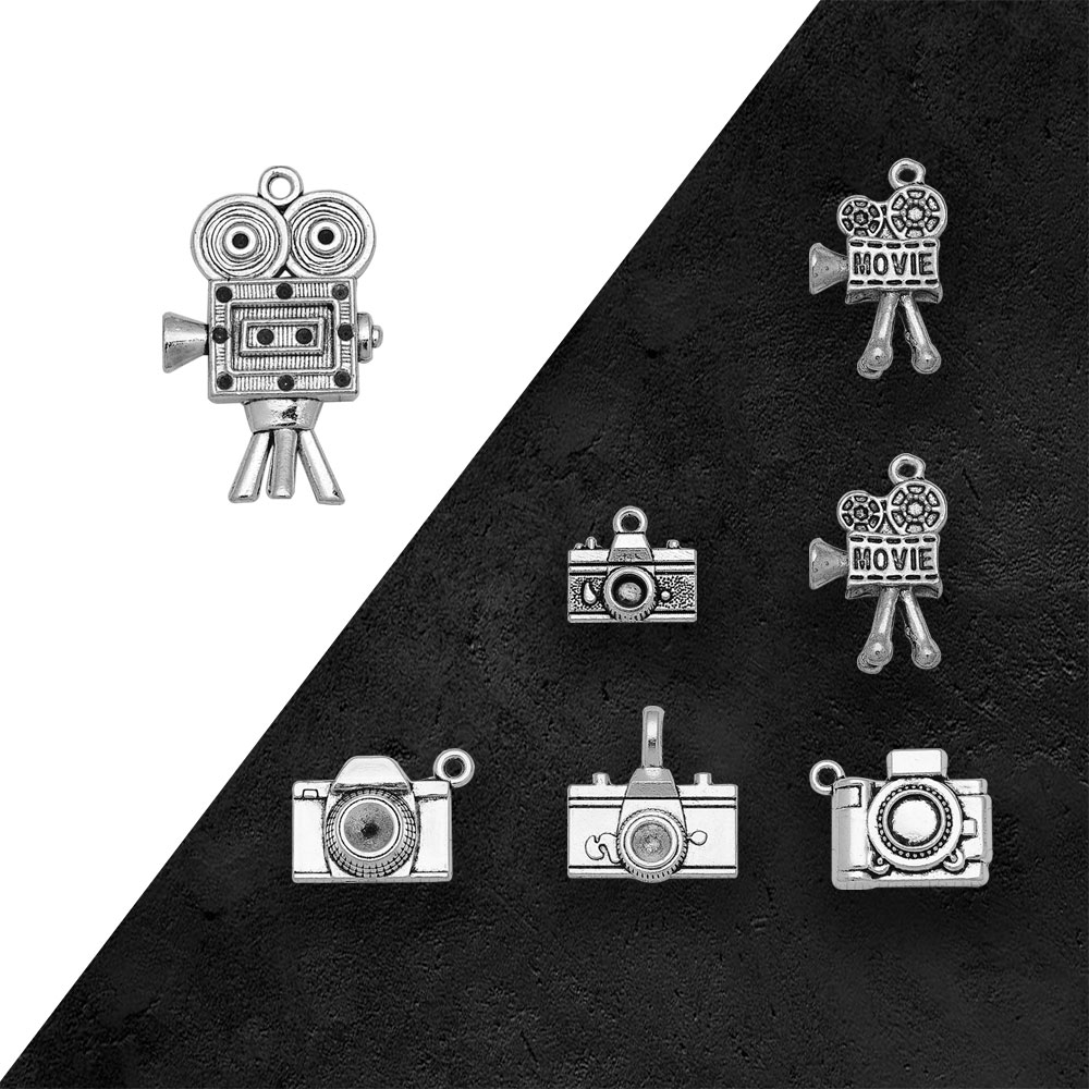 Jewelry Making Videos - Antike Silber Überzogene Kamera Video Recorder