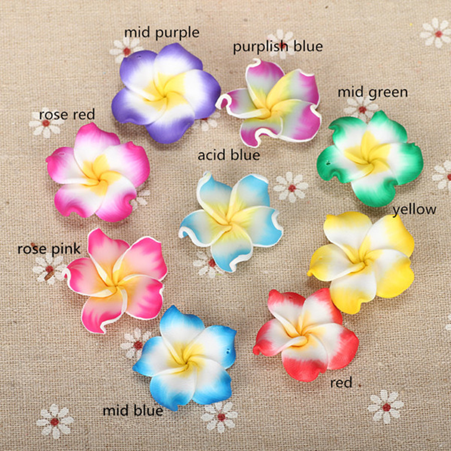 Jewelry Making Bali - 12 teile/lose 30mm Polymer Clay Bali