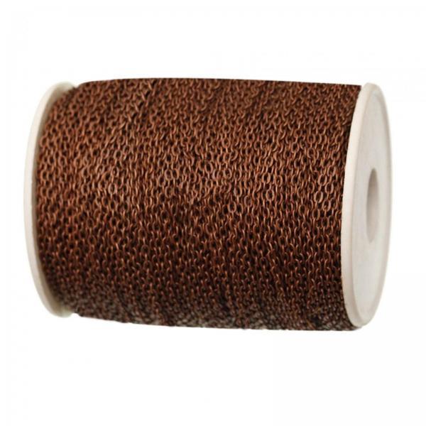 Chain Roll Cable - Gliederkette aus Eisen für DIY-Schmuckherstellung, Armbänder,