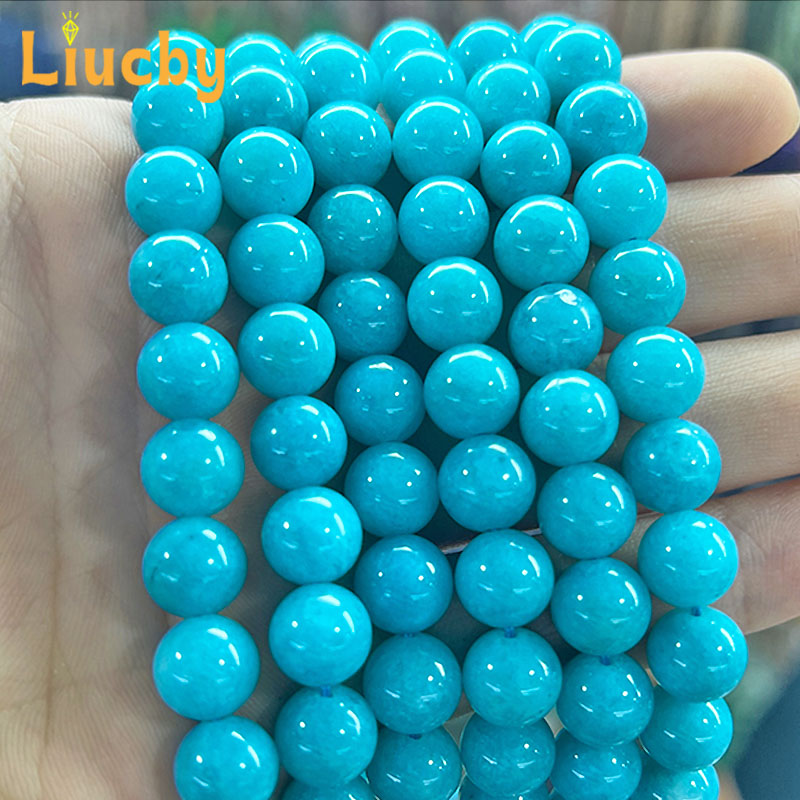 Jewelry Making Amazon - Amazon Farbige Jade Naturstein Handgefertigte Perlen