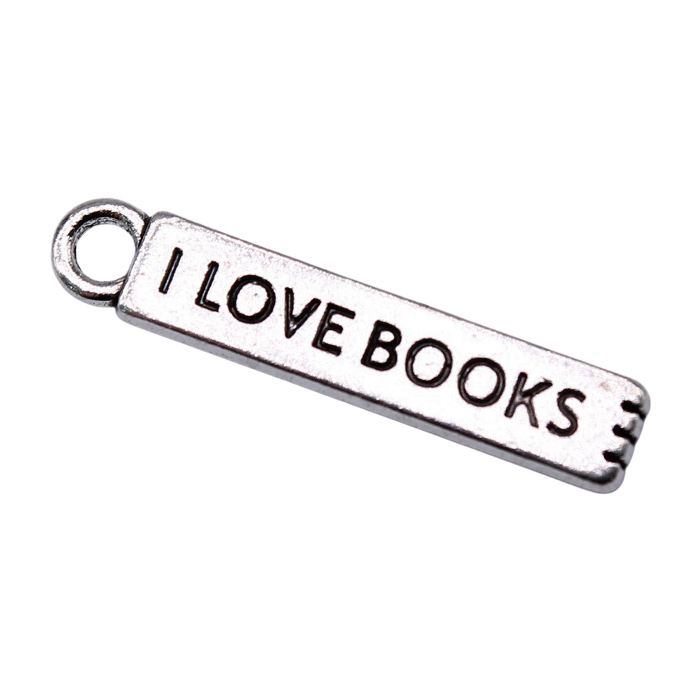 Jewelry Making Guide Book - 20 teile/los ich liebe Bücher Charms