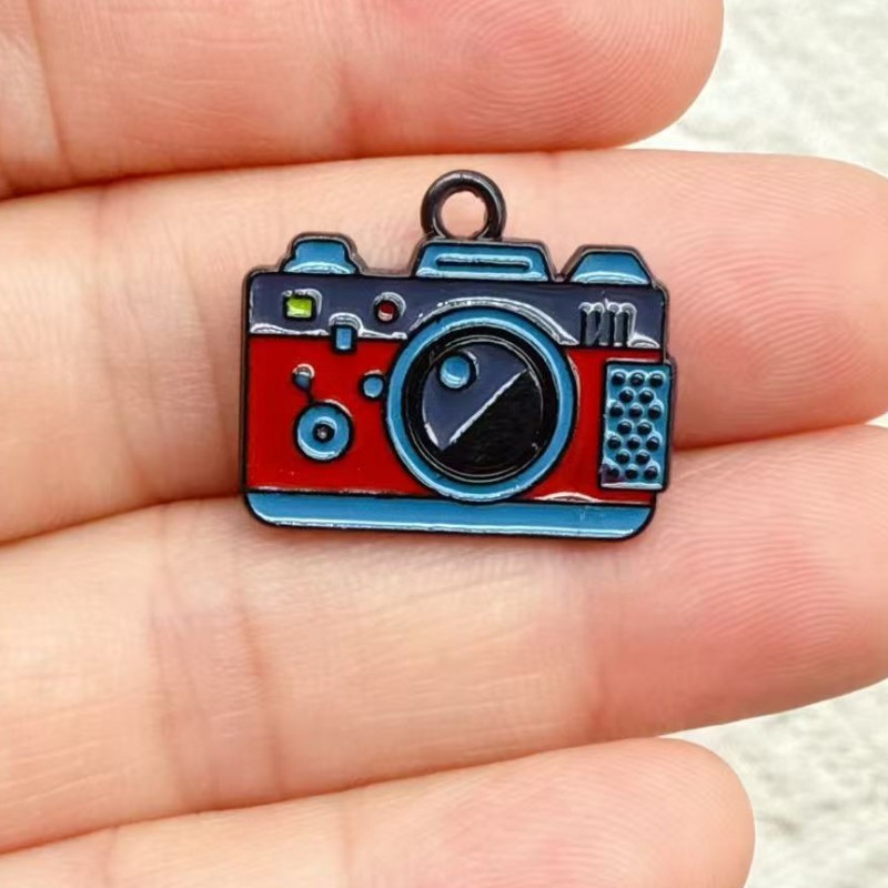 10 Stück 17x20mm Emaille-Kamer – Jewelry Making Videos Bewertung und Preis