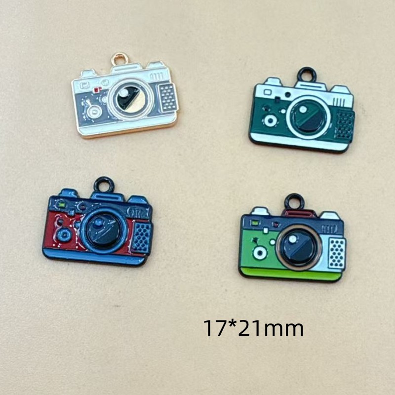 10 Stück 17x20mm Emaille-Kamer – Jewelry Making Videos Bewertung und Preis