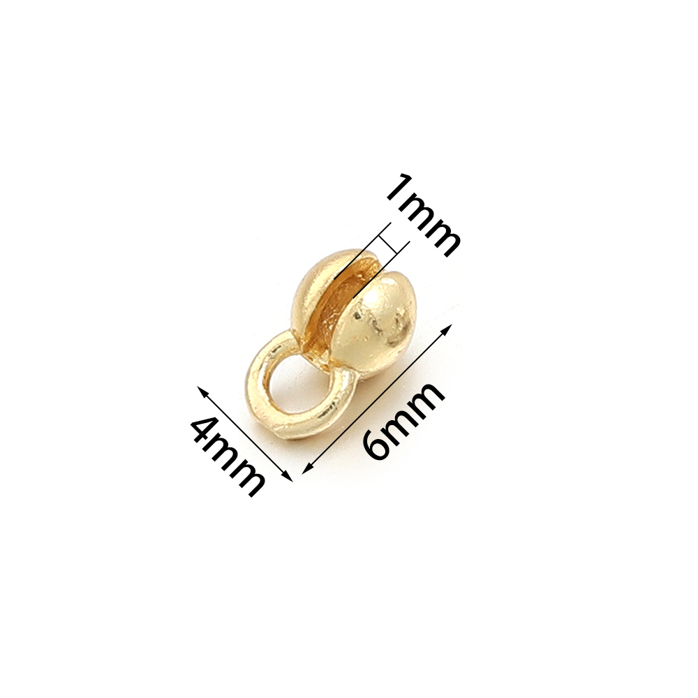 10 Stück 18K vergoldete Quetsc – Jewelry Making Parts Bewertung und Preis