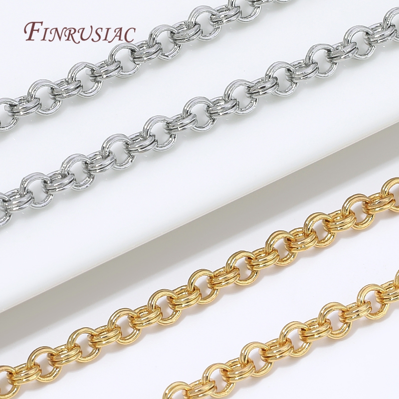 18K vergoldete Messing-O-Glied – Chain Roll Cable Bewertung und Preis