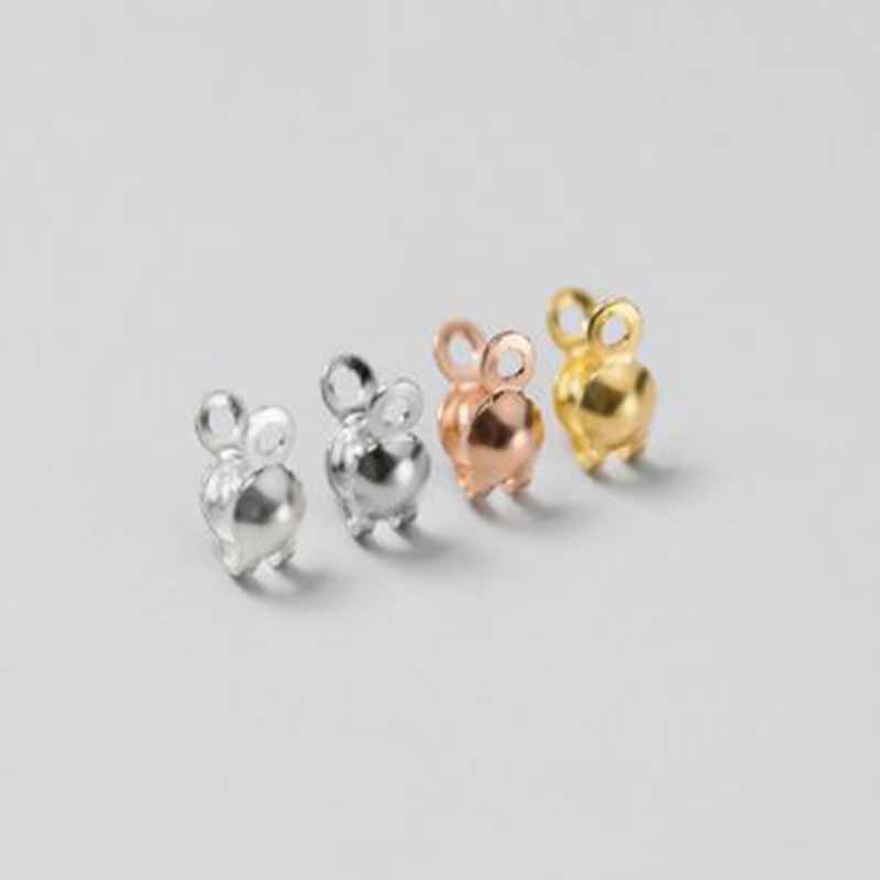 4 Stück Echte Reine 925 Sterli – Jewelry Making Parts Bewertung und Preis