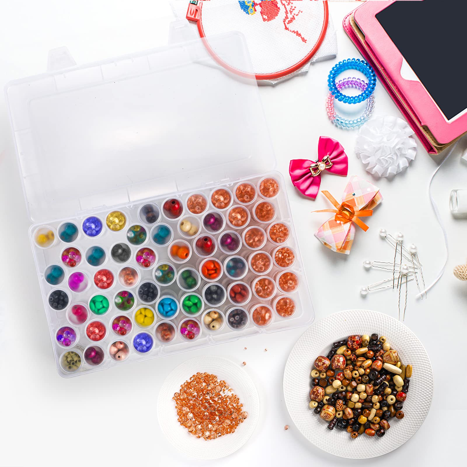 1 Stück 24/30/38/60 Fächer Kun – Bead Organizer Tray Bewertung und Preis