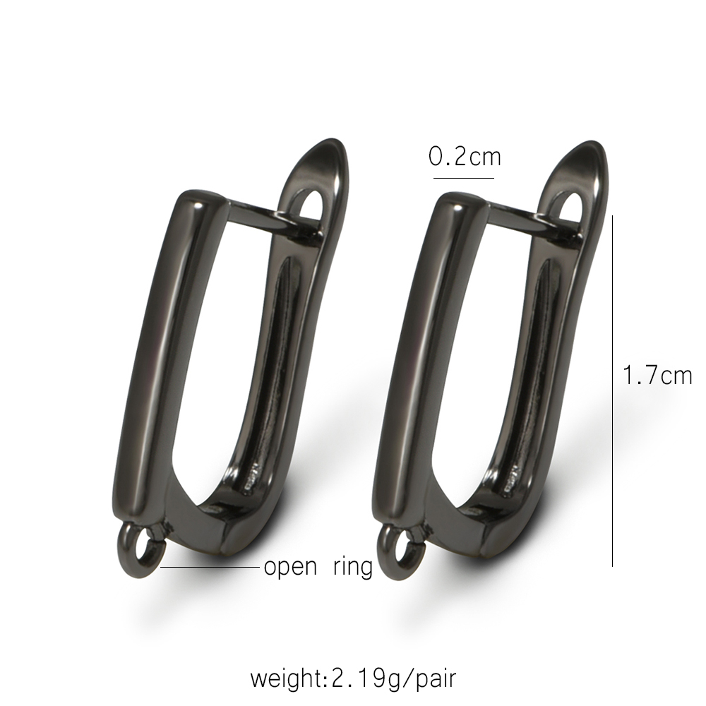 YANASI 1 Paar Waffen-Schwarz M – Jewelry Making Parts Bewertung und Preis