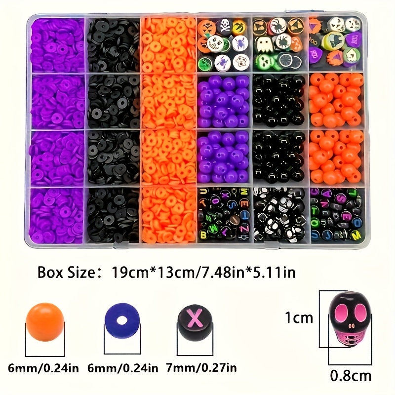 2700 Stück, Halloween-farbige  – Bead Organizer Tray Bewertung und Preis