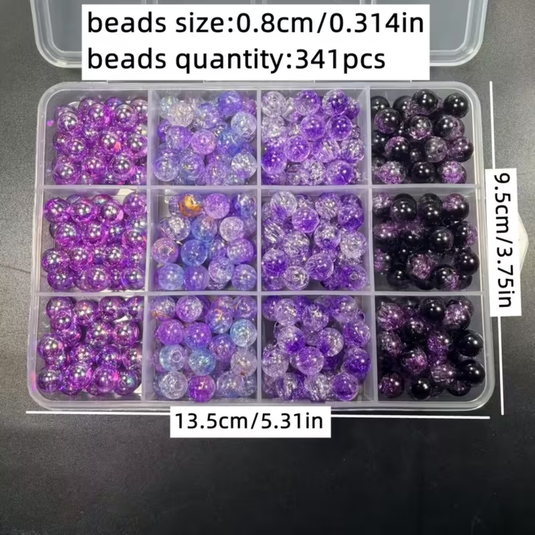 8mm Schwarze Lila Serie, Dark  – Bead Organizer Tray Bewertung und Preis