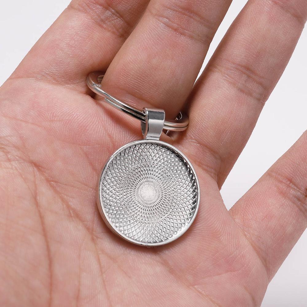 5 Teile/los 25mm Schlüsselbund – Pendant Blank Bezel Bewertung und Preis