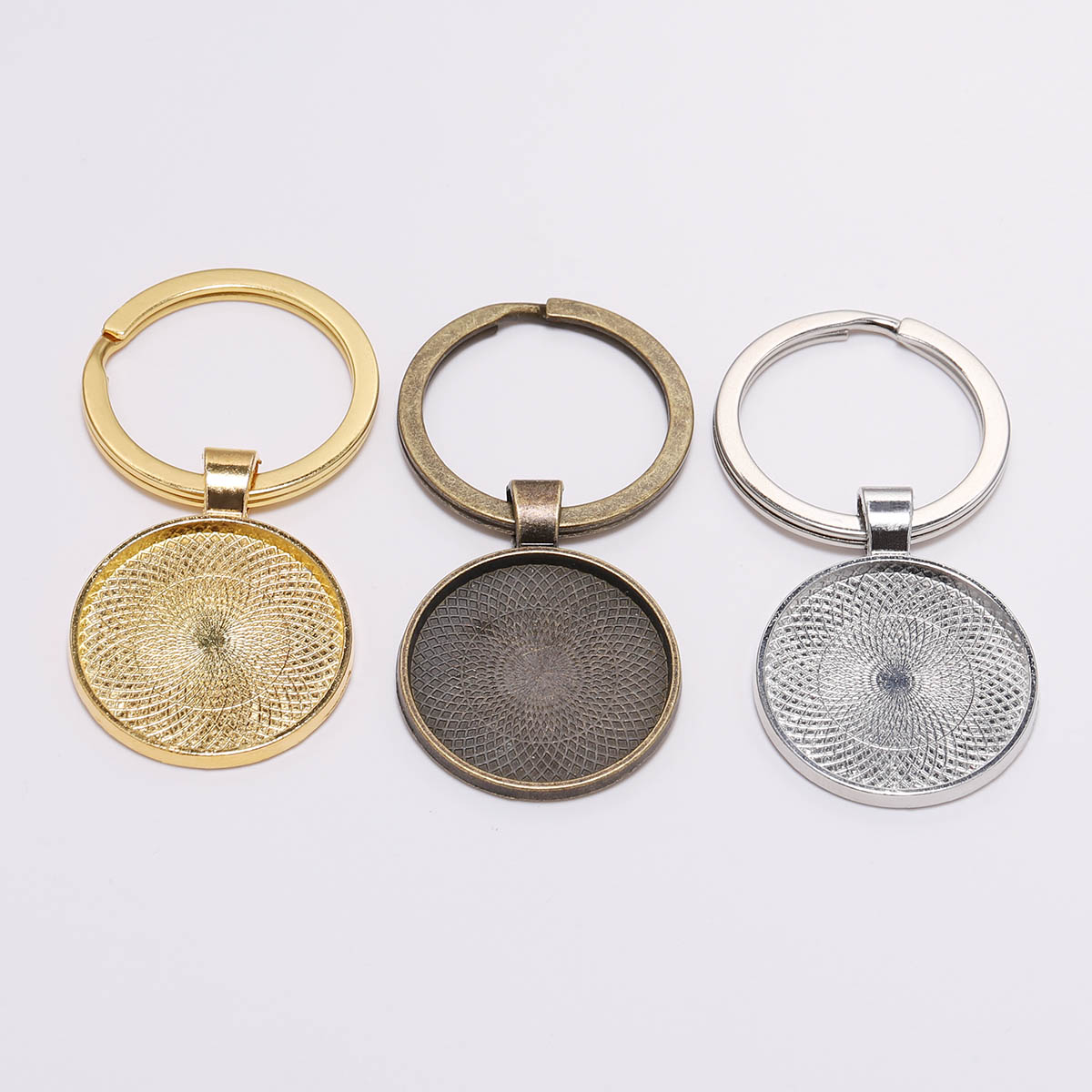 5 Teile/los 25mm Schlüsselbund – Pendant Blank Bezel Bewertung und Preis