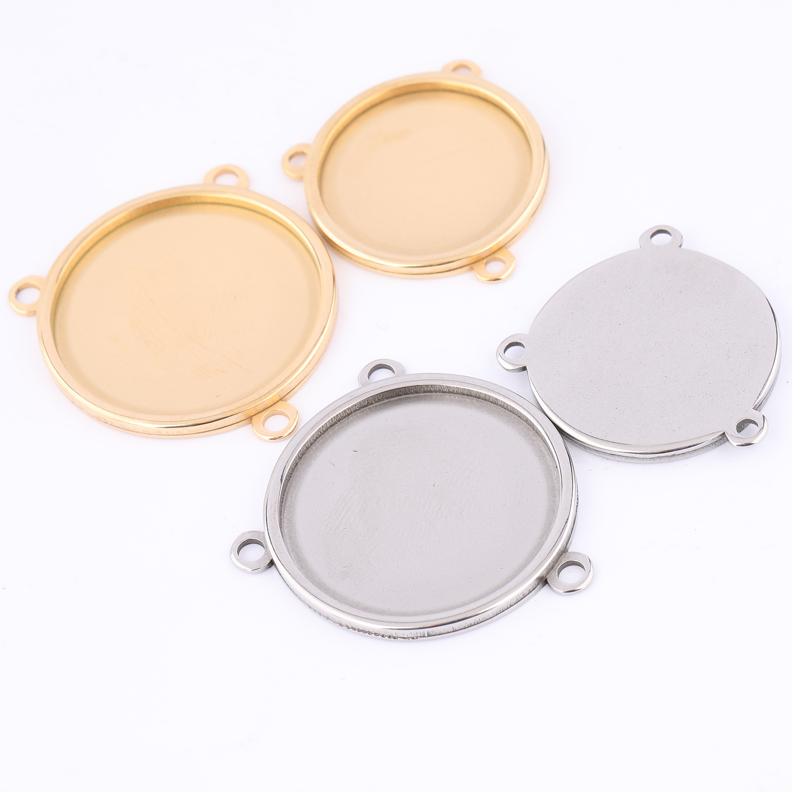 5 Stück Edelstahl vergoldet 16 – Pendant Blank Bezel Bewertung und Preis