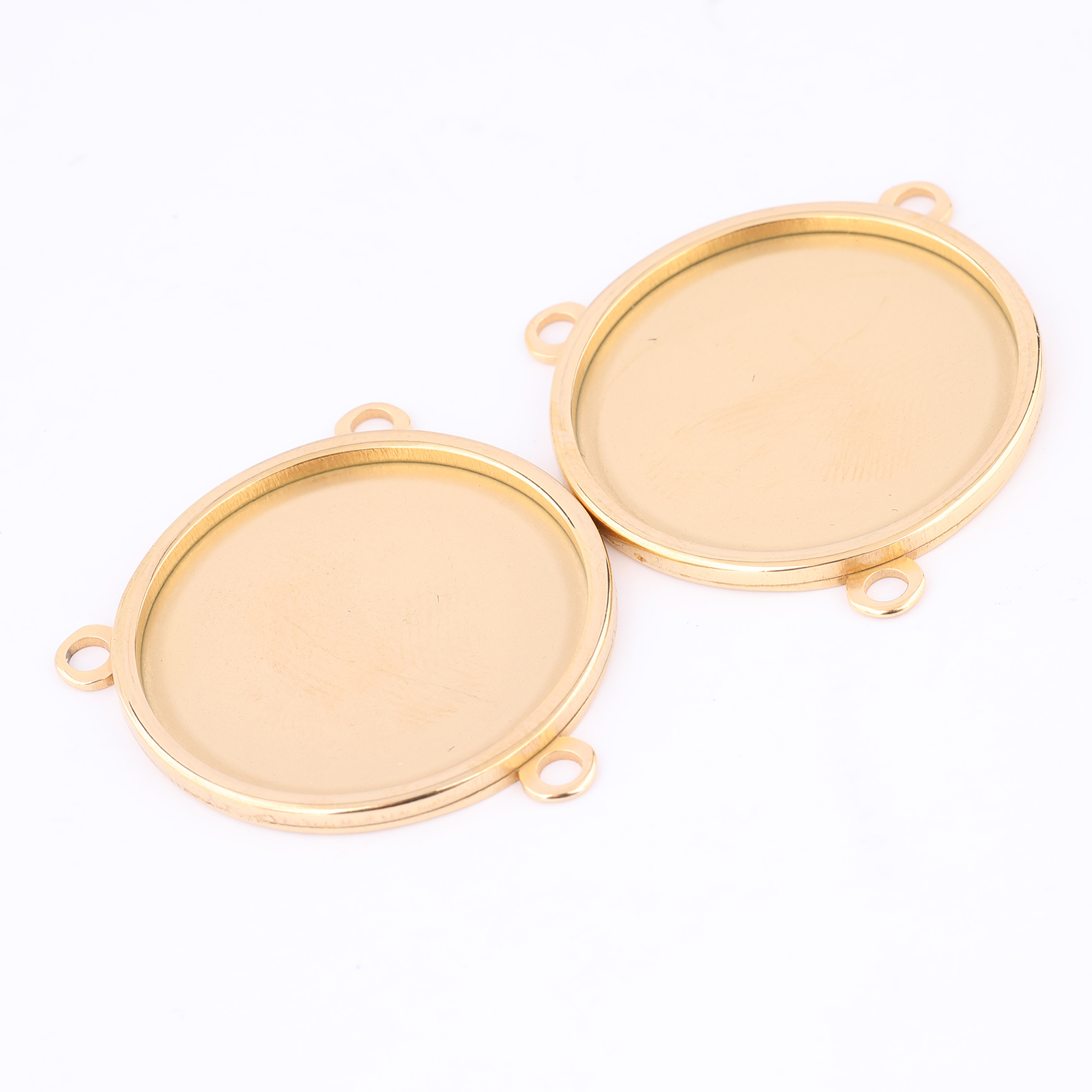 5 Stück Edelstahl vergoldet 16 – Pendant Blank Bezel Bewertung und Preis