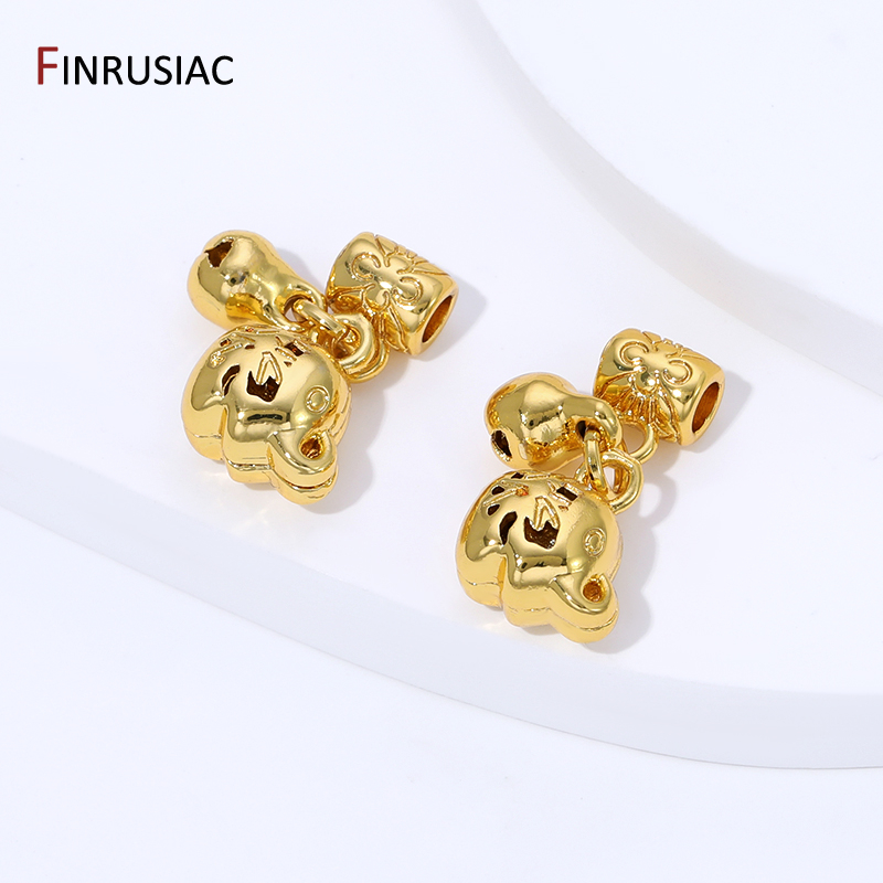 18K vergoldete Messing-Anhänge – Jewelry Making Youtube Bewertung und Preis